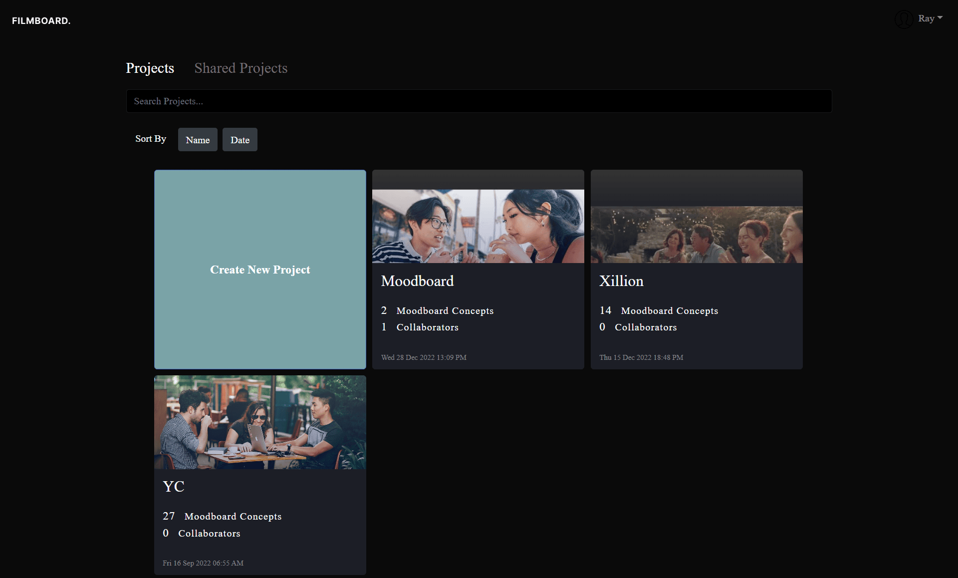 Filmboard.io gallery 1