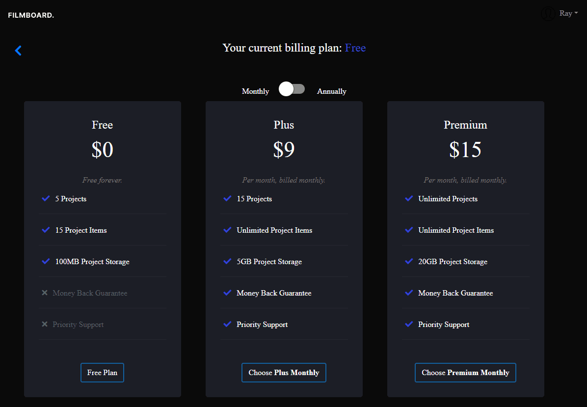 Filmboard.io gallery 3