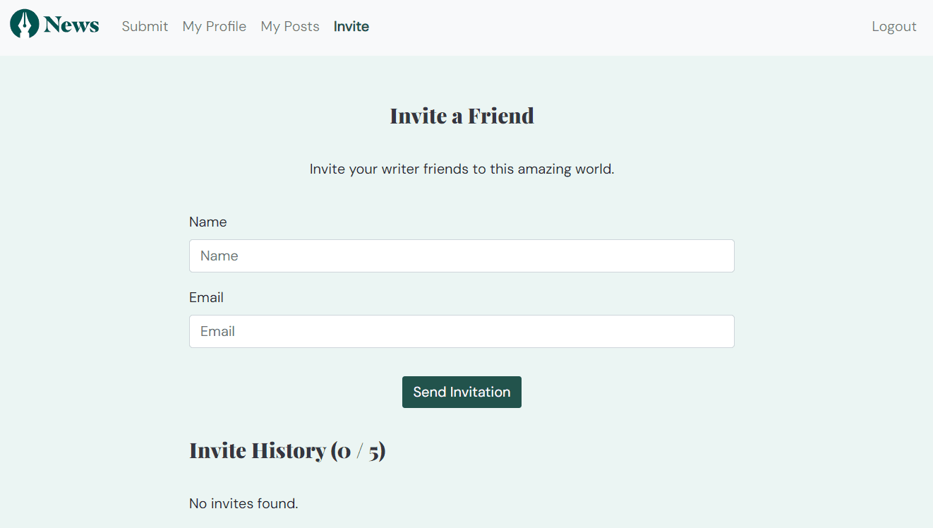 Hacker News Clone gallery 4