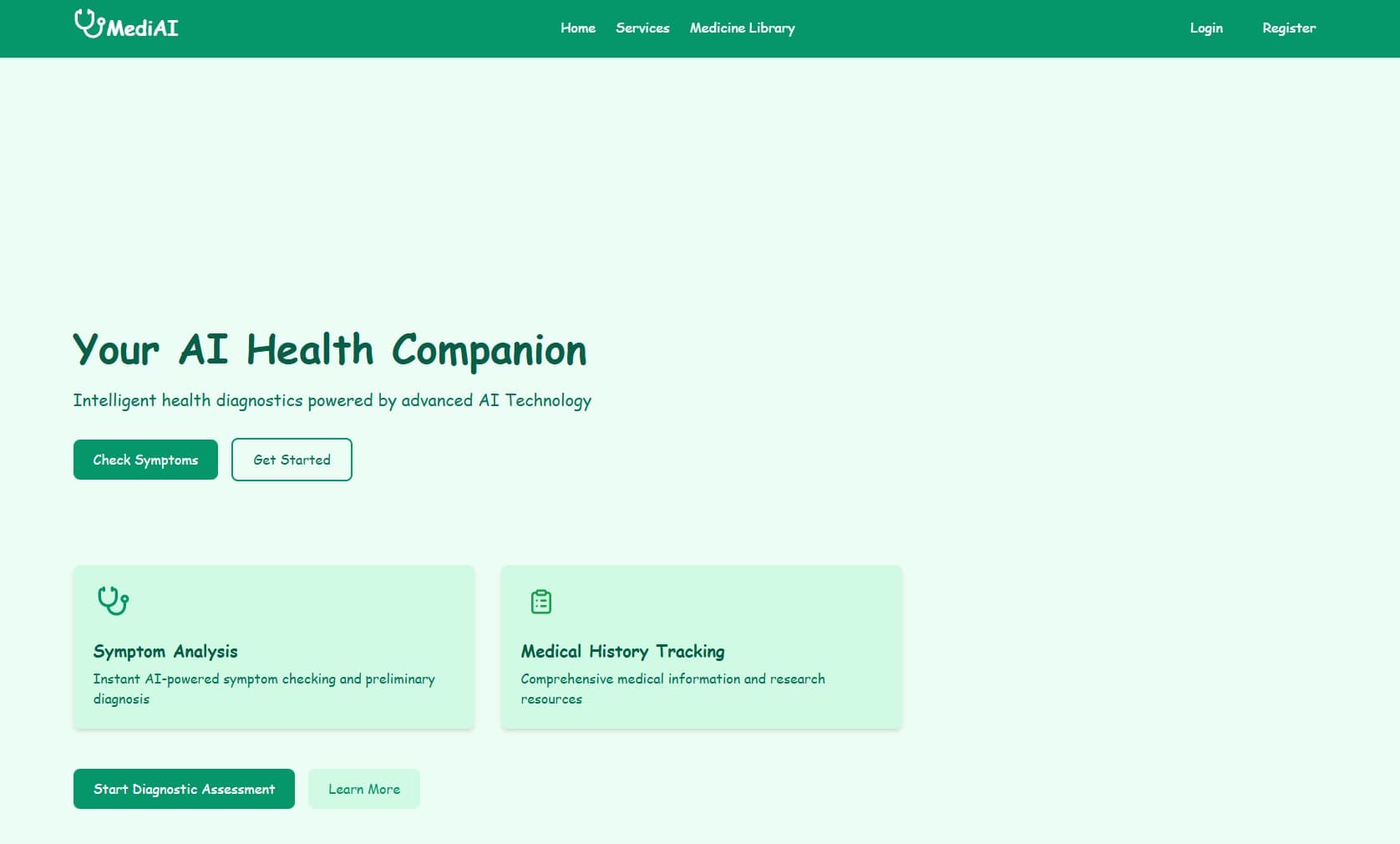 Med-AI - Medicine Library