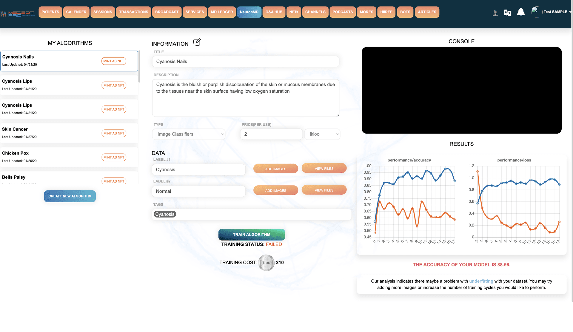 NeuronMD AI - Medical Image Classification