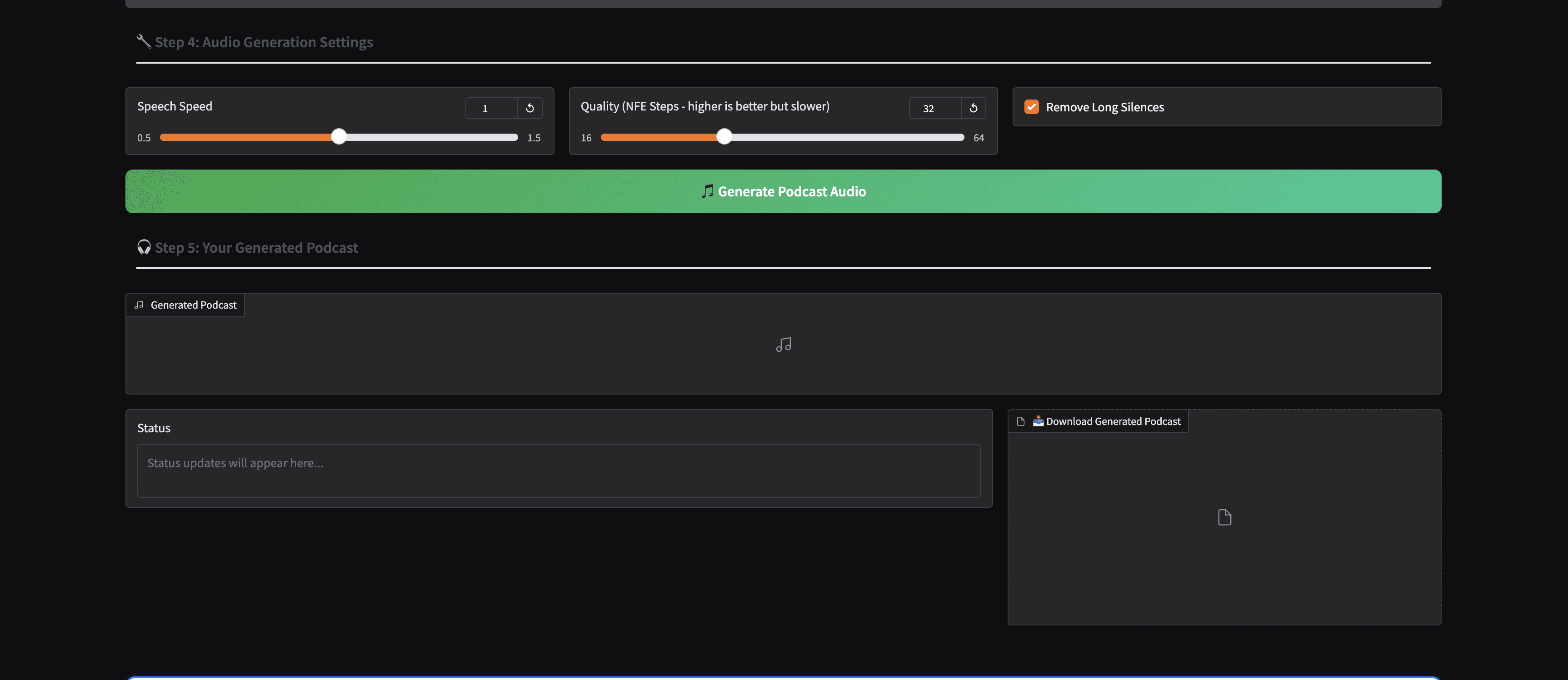 AI Podcast Generator - Multi-Language Voice Cloning gallery 3